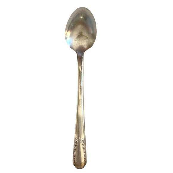 H. Wm Rogers Co. Original Rogers Silverplate Teaspoon W/Ornate Handle Design 6" - Picture 3 of 5